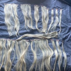 Remi hair blonde hair extensions